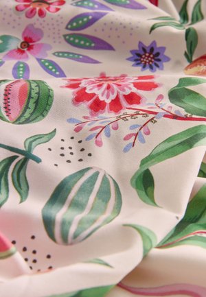 Cath Kidston, REGULAR FIT - PLUNGE SWIMSUIT . - Traje de baño - ecru flamingo print