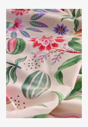 Cath Kidston, REGULAR FIT - PLUNGE SWIMSUIT . - Traje de baño - ecru flamingo print