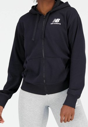 Sweater met rits - anthracite