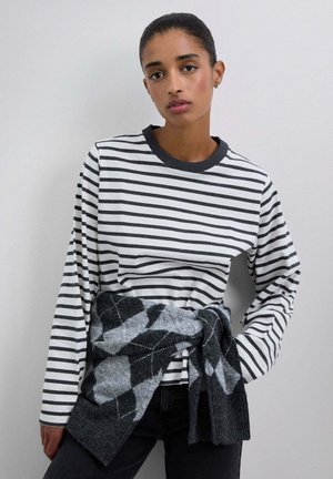 STRIPESLS TEE - Camiseta de manga larga - grey stripes