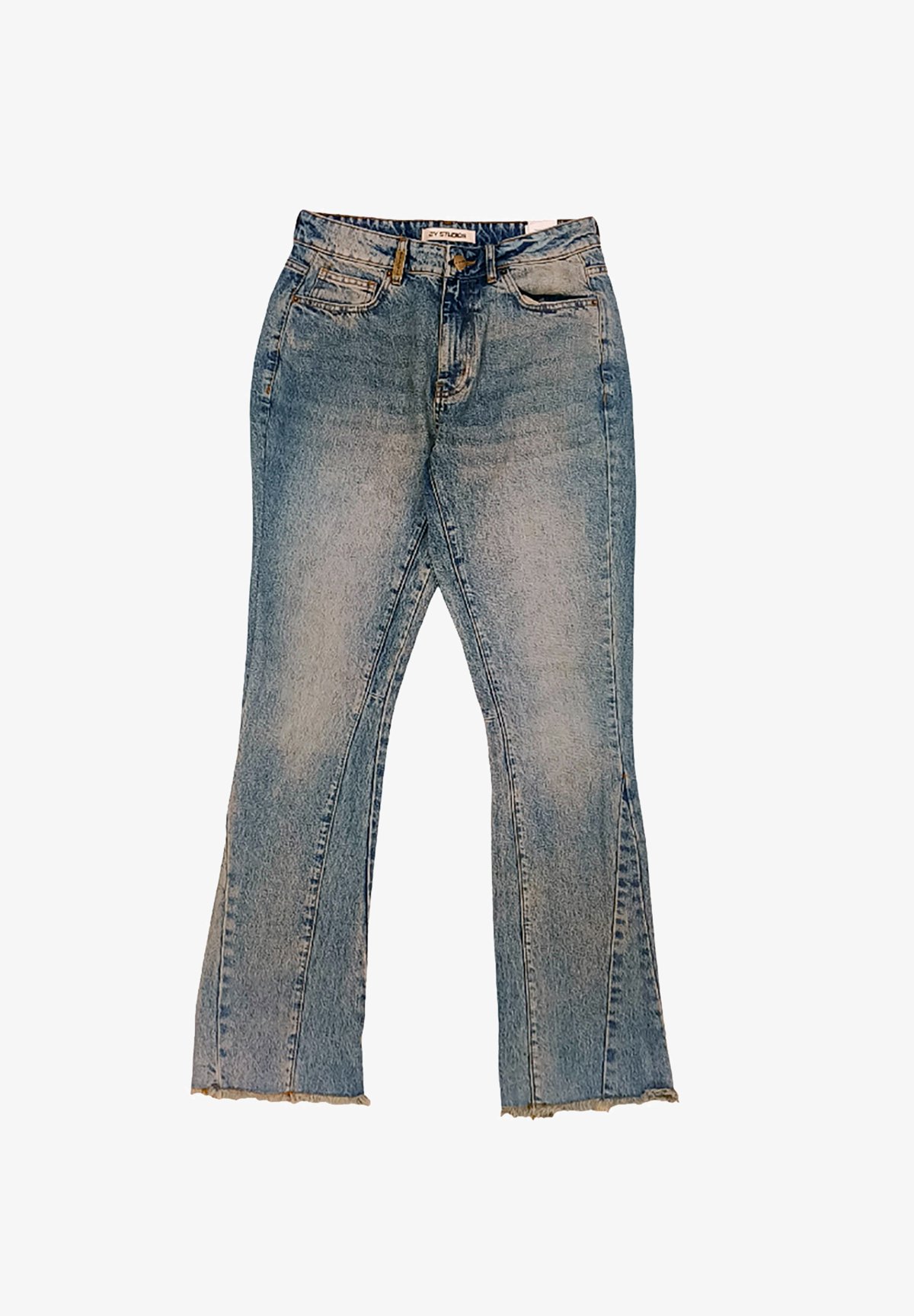 2Y Studios MILU Jeans bootcut vintage blue/blu
