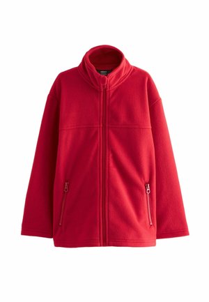 WITH POCKETS - REGULAR FIT - Fleecejacke - red