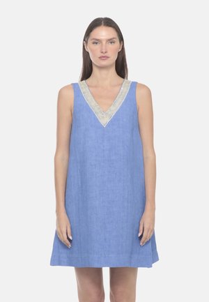 120% Lino, Vestito casual - celeste