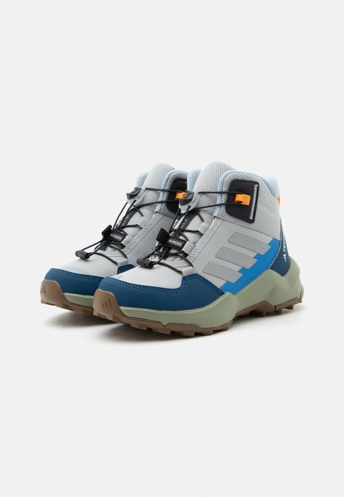adidas AX4R MID UNISEX - Hiking shoes - grey two/reflective silver-coloured/glow blue — foto 2