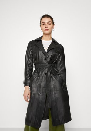 TERRA COAT - Trenchcoat - black