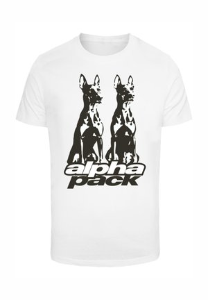 Mister Tee, ALPHA PACK - T-shirt print - white