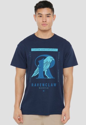 Cotton Soul, HARRY POTTER RAVENCLAW CLEVER AND CREATIVE - Print T-shirt - dark blue
