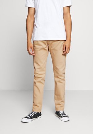 Straight leg jeans - beige