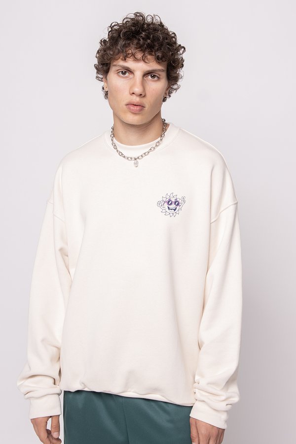 CREW LIFE IS SHORT UNISEX - Sweatshirt - ivory2