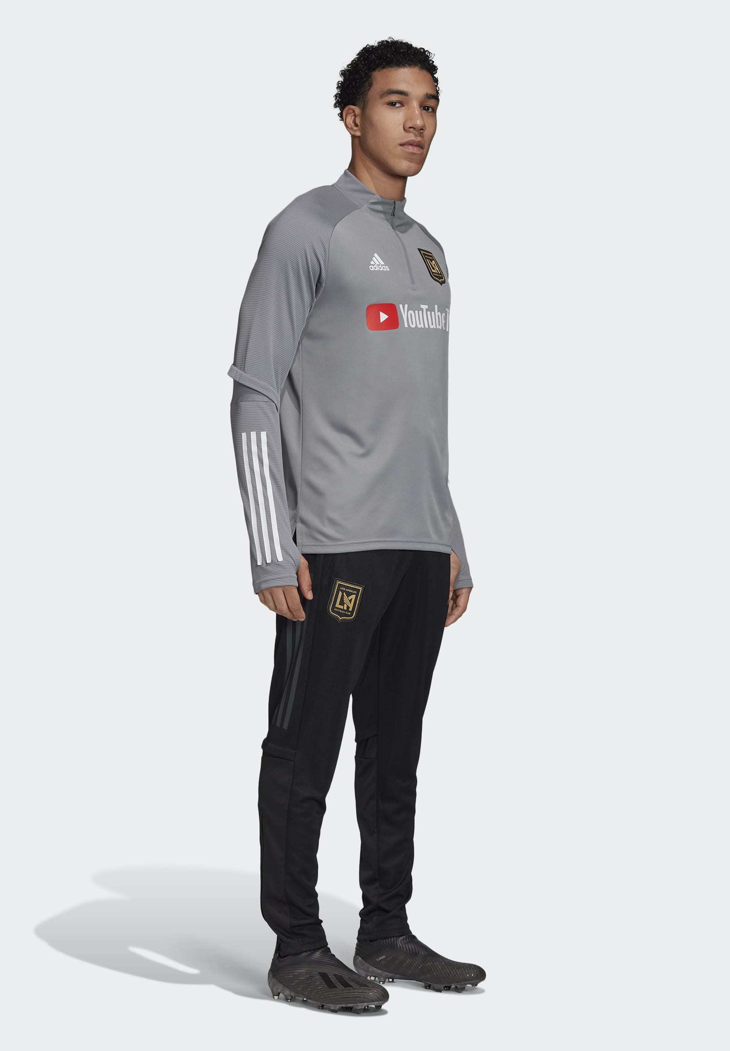 adidas Performance LOS ANGELES FC TRAINING TRACKSUIT BOTTOMS - Fanartikel -  black/Zwart - Zalando.nl