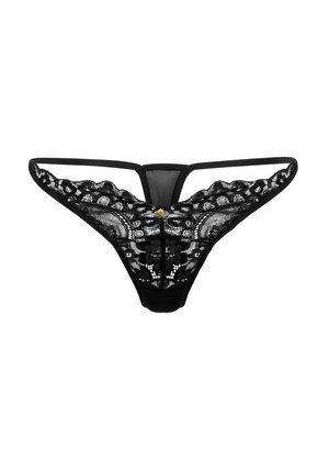 Adore Me TALULAH THONG PANTY JET BLACK - Thong - jet black