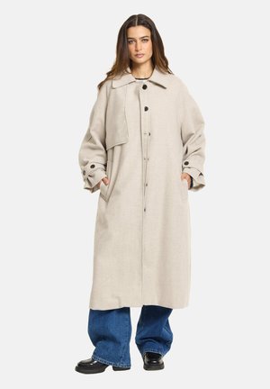 LONGLINE - Classic coat - beige