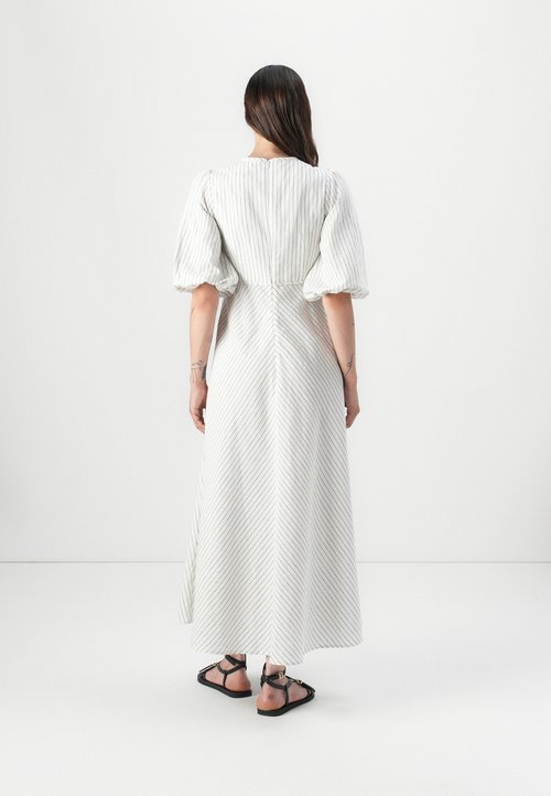 STAUD CAFU DRESS - Maxi dress - ivory/dark/off-white - Zalando.ie