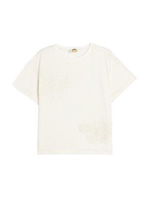 Camiseta estampada - beige