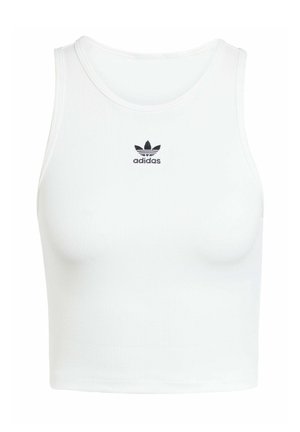 adidas Originals ESSENTIALS RIBBED - Top - white