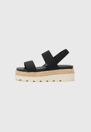 MARCY - Platforminiai sandalai - black