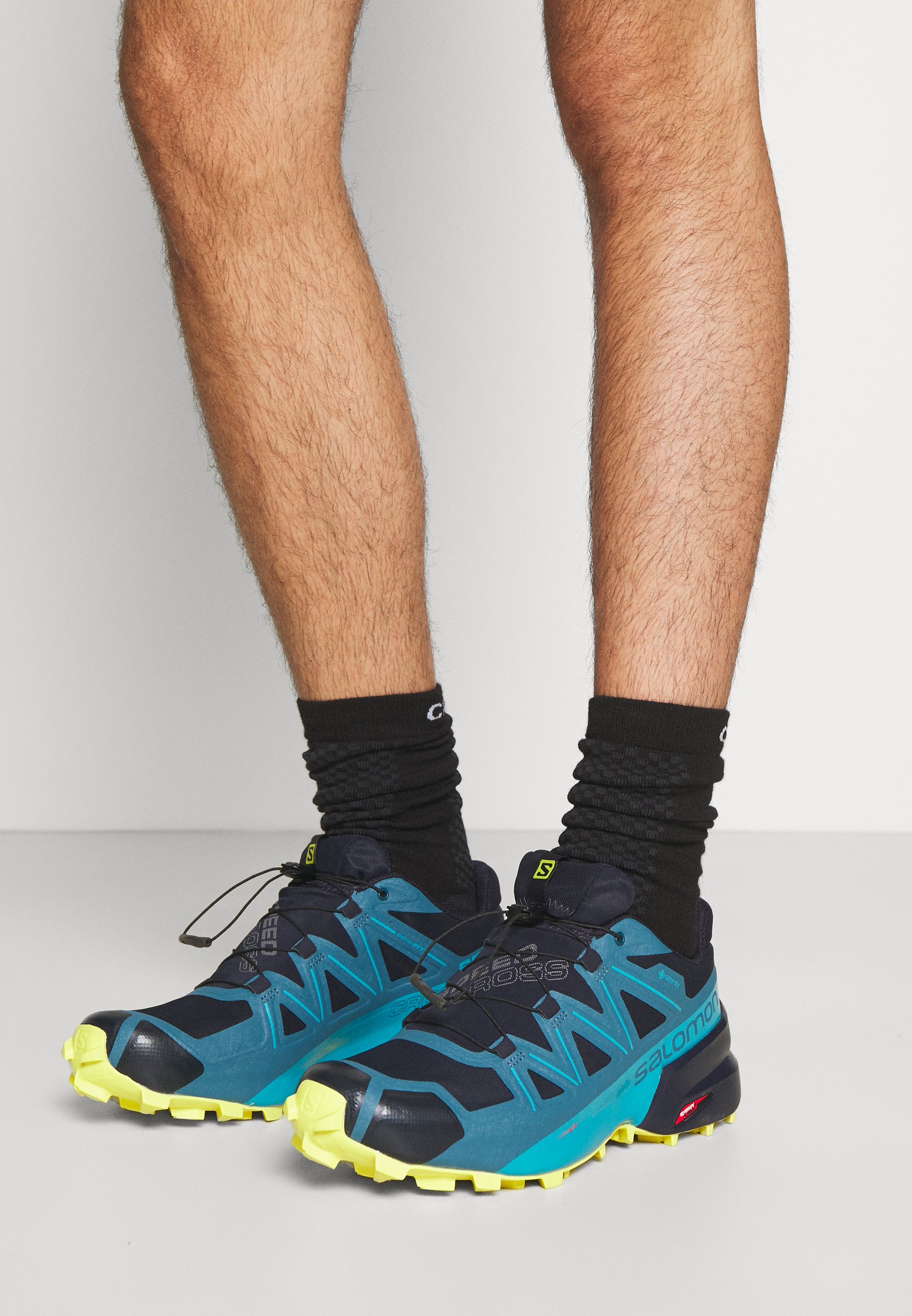 Salomon SPEEDCROSS 5 GTX - Trail hardloopschoenen - night sky/barr  reef/evening primrose/blauw - Zalando.nl
