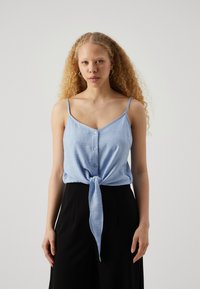 Vero Moda - VMMELONY BUTTON CAMI - Top - vista blue Miniaturna slika 1