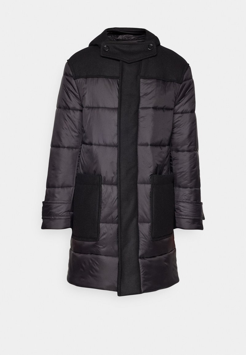 Boss Wintermantel zwart