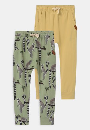 BAGGY LEMUR 2 PACK UNISEX - Teplákové kalhoty - light green/yellow