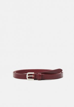 Ceinture Femme Bordeaux En Simili Cuir - Longueur 117 Cm, Neuve Avec Étiquettes
