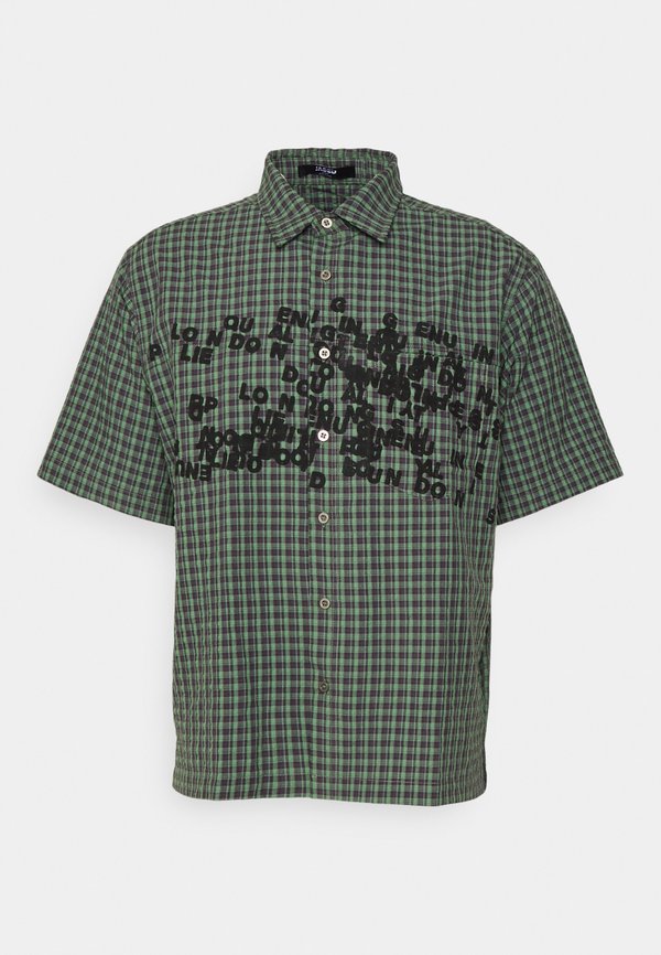 Shirt - checked oversized printed shirt2