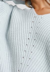 Selected Femme Petite Strickpullover - light blue