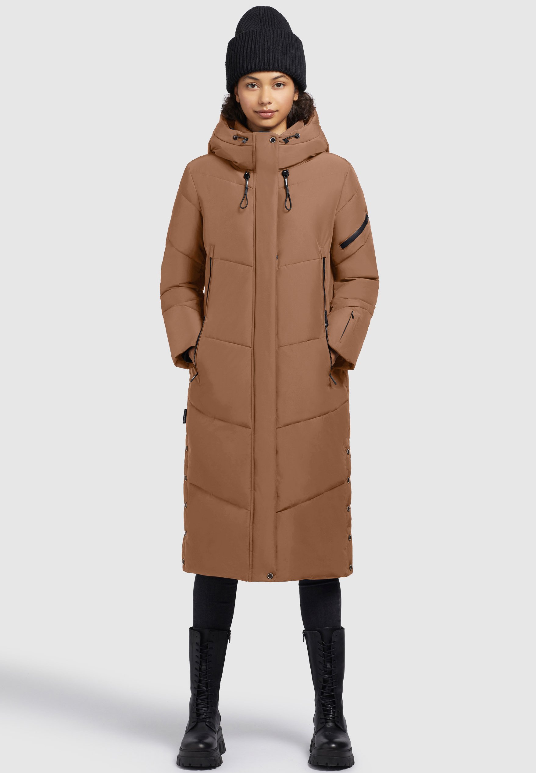 khujo SONJE - Płaszcz zimowy/jasny brąz - Zalando.pl