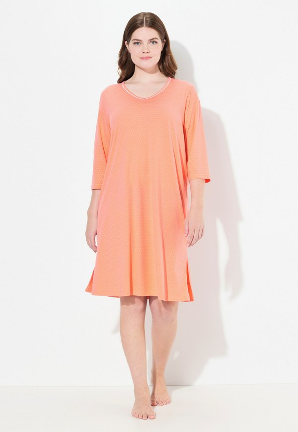 2 PACK 3/4 SLEEVE  TEES - Nachthemd - coral