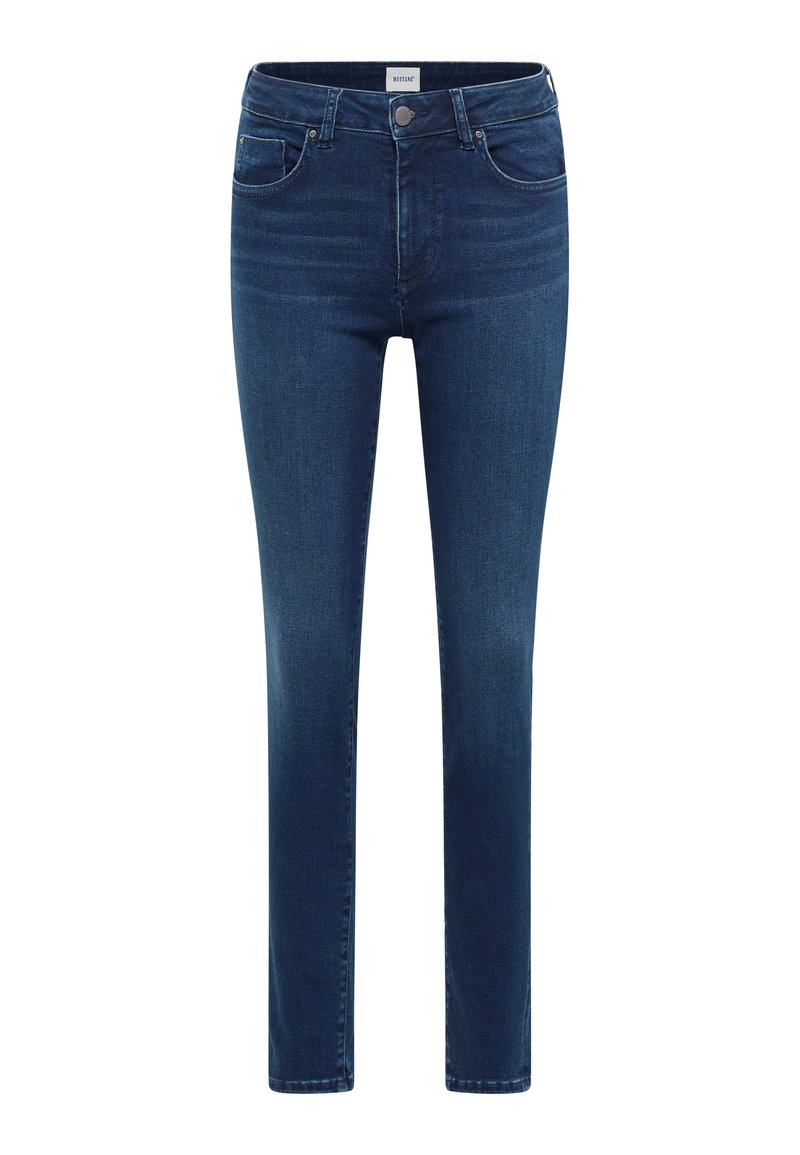 mustang Slim fit jeans blauw