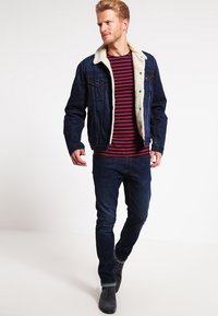 Armor lux MARINIÈRE CLASSIC T-SHIRT - T-shirt con stampa - navire/braise