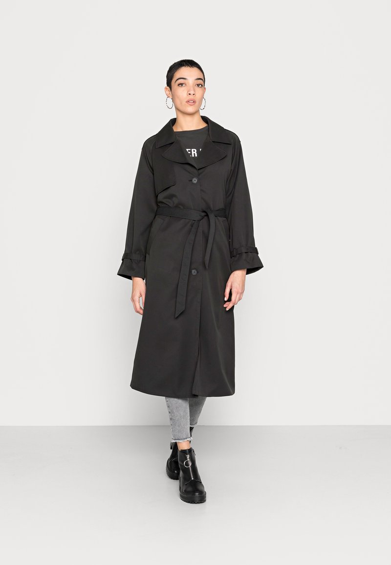 ONLY ONLCHLOE SINGLE - Gabardina - black