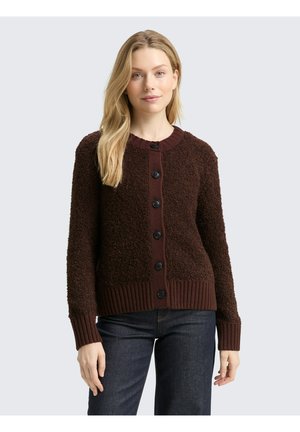 Gilet - dark pecan brown melange