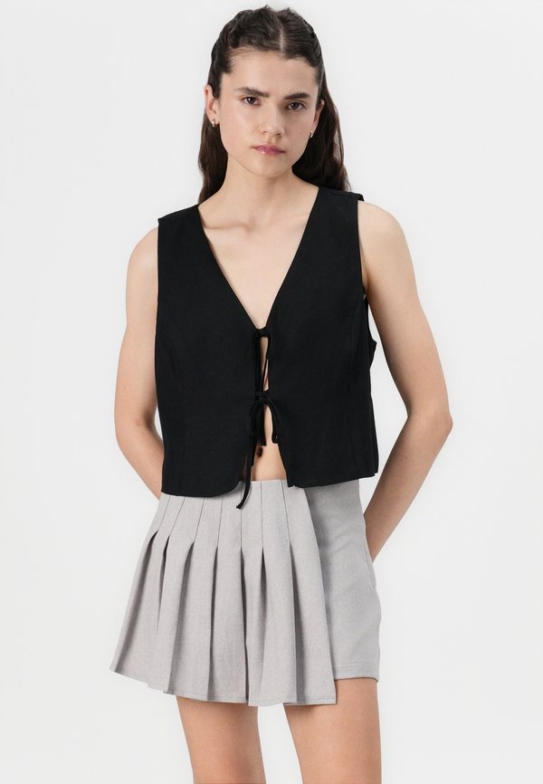 TIE FRONT VEST - Top2