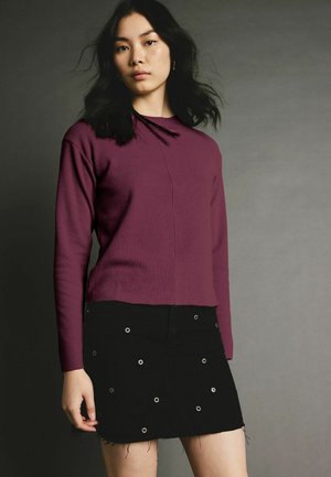 COSY SOFT TOUCH CREW NECK REGULAR FIT - Jumper - burgundy red