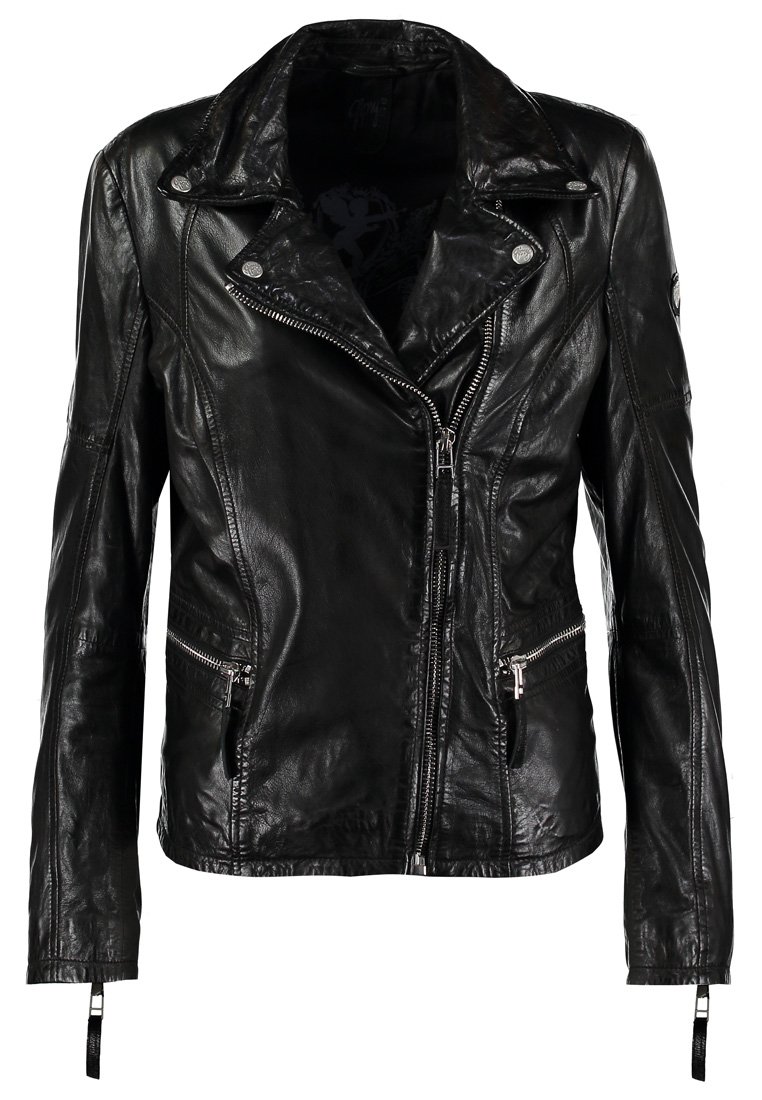 NAHLA Leren jas black NAHLA Leren jas black