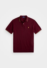 CUSTOM SLIM FIT MESH POLO SHIRT - Bluză polo - classic wine