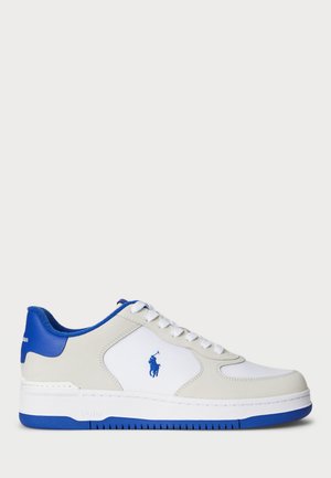 MASTERS COURT NUBUCK-PANELED SNEAKER UNISEX - Sportbačiai - white/royal