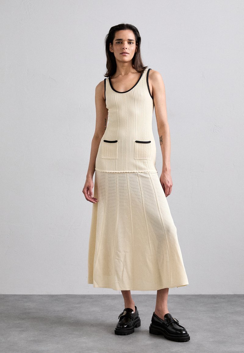 dissh brown knit dress INEZ CHOC SLEEVELESS KNIT DRESS main image 0