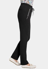 GOLDNER MODERNE JOG AUS FORMSTABILER ROMA-QUALITÄT - Trainingsbroek - black