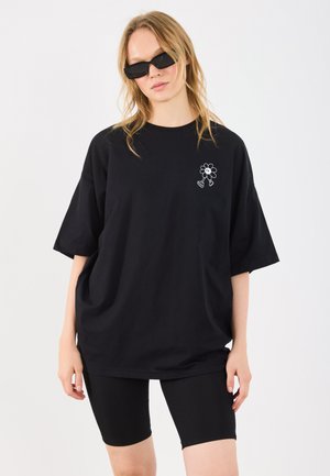 Even&Odd Print T-shirt - black