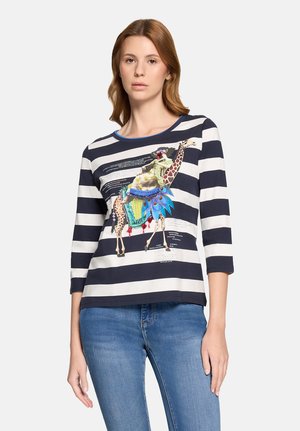Betty Barclay Longsleeve - dunkelblau/weiß