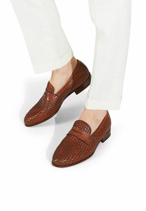 ANDREA - Instappers - cognac calf