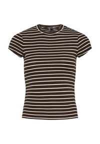 MIT ANGESCHNITTENEN ÄRMELN PCMONIQUE - T-shirt imprimé - delicioso