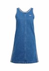 ADICOLOR DENIM 3-STRIPES TANK - Denim dress - indigo denim