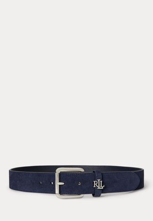 SUEDЕ AS A MATERIAL - Bælter - lauren navy
