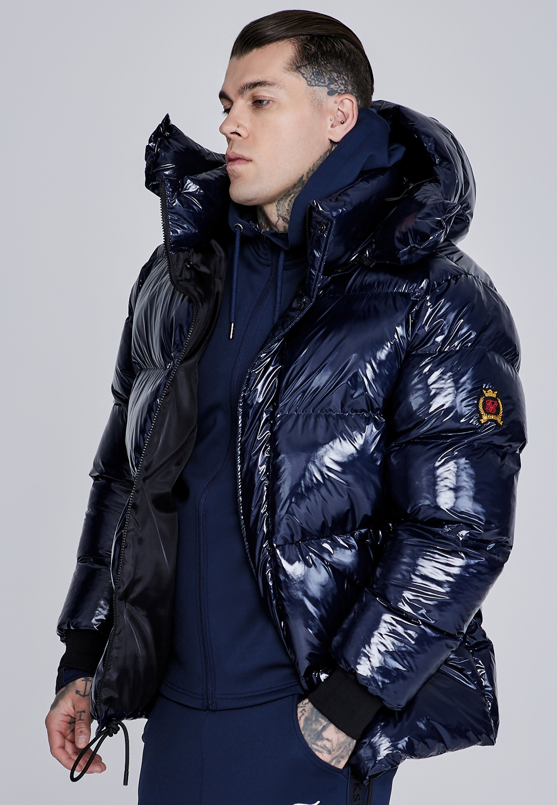 SIKSILK Winter jacket - blue - Zalando.ie