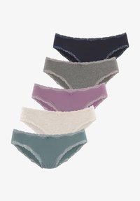 Geselecteerd, anthrazit meliert beige meliert flieder eukalyptus navy