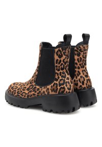 Woden AYA LEO - Bottines à plateau - leopard