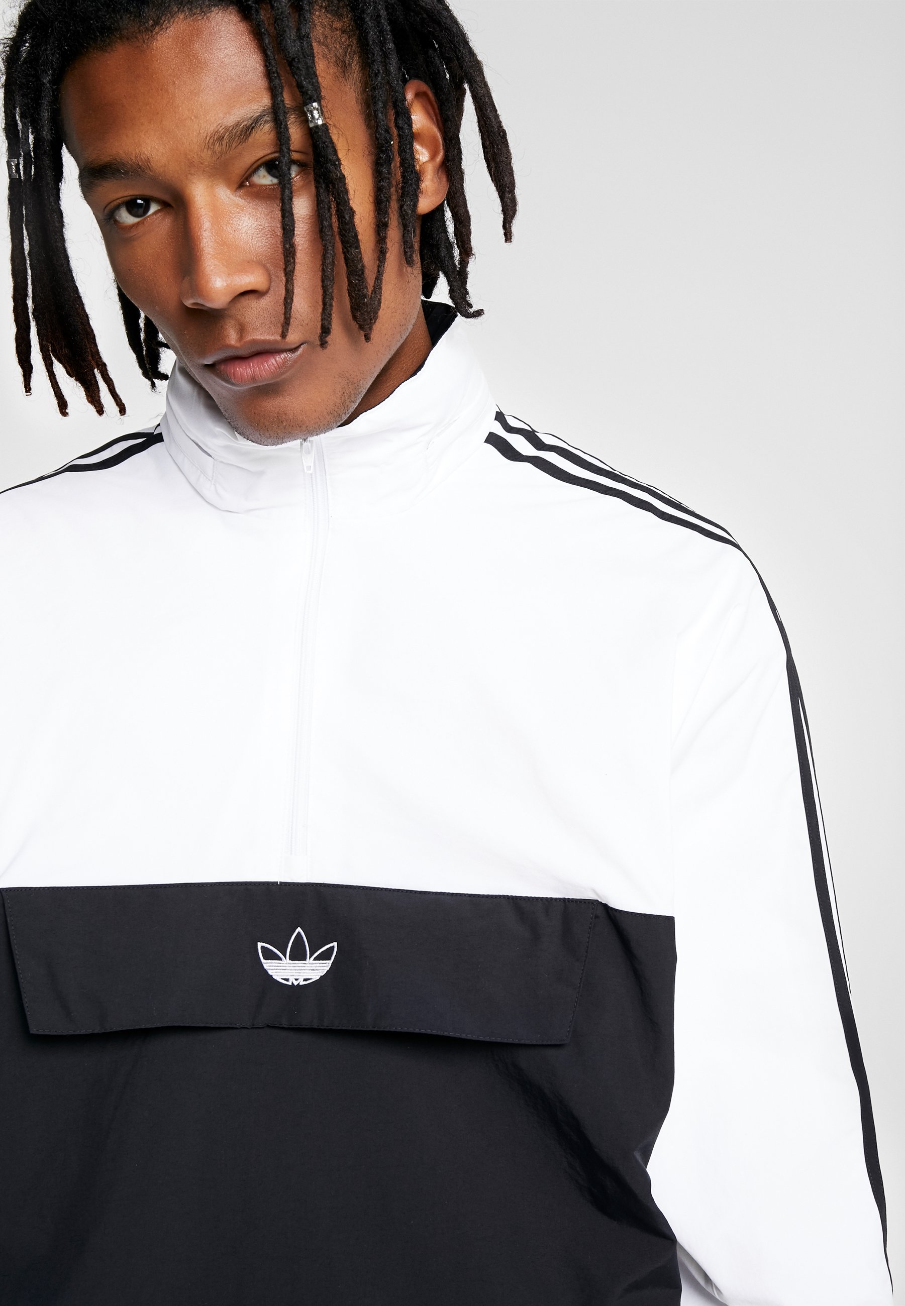 adidas Originals OUTLINE ZIP Windbreaker blackwhite adidas Herren Outline 12 Zip Jacke: : Sport & Freizeit